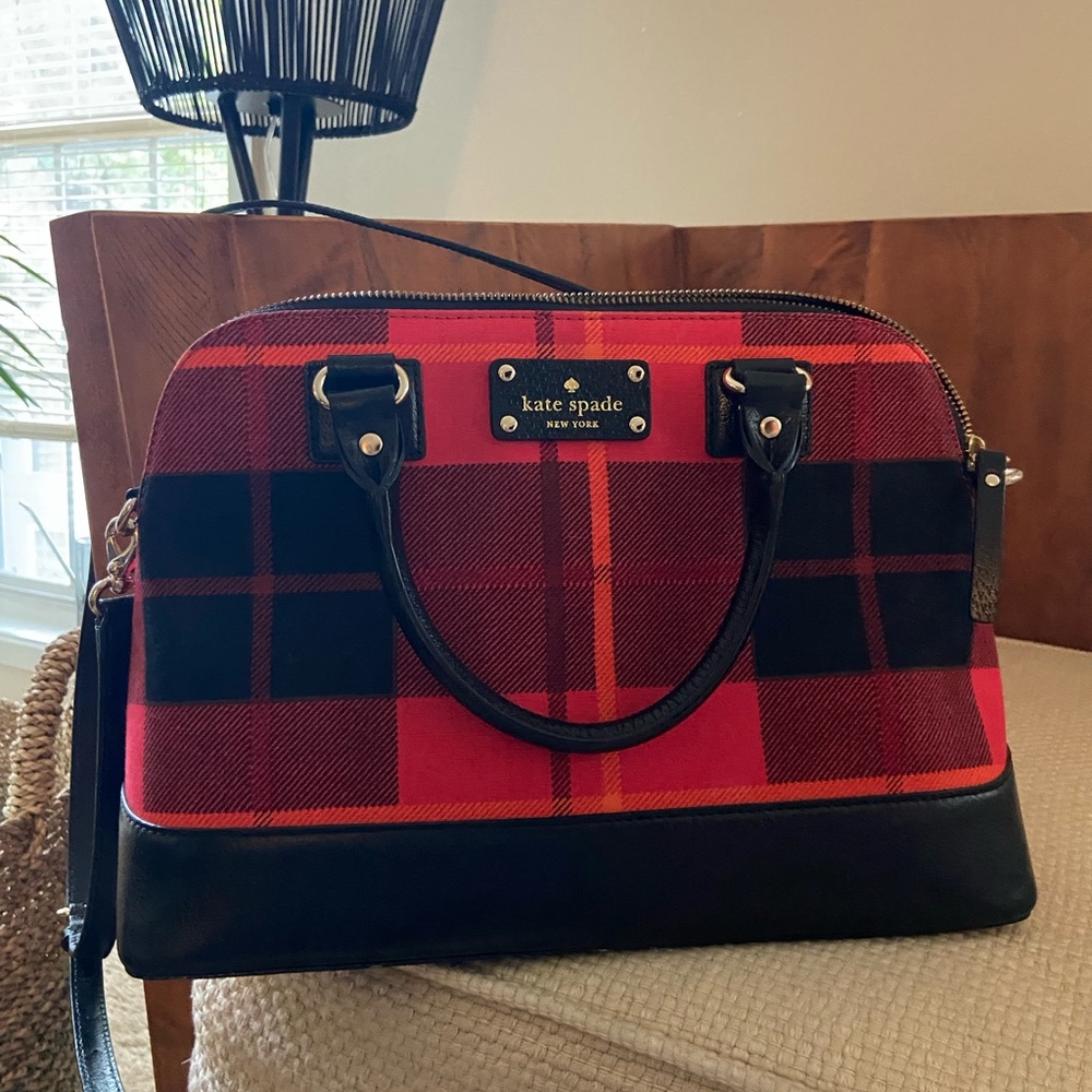 Kate spade plaid crossbody bag